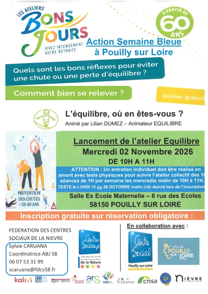 Action Semaine Bleue - Atelier Équilibre