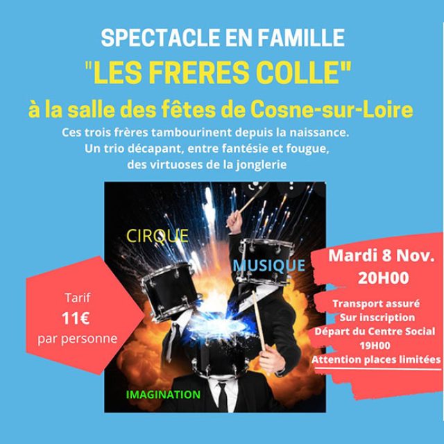 « Les frères Colle » : spectacle en famille à Cosne-sur-Loire