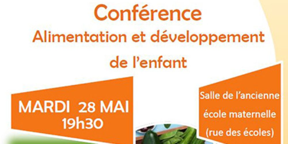 Conférence Alimentation et développement de l’enfant