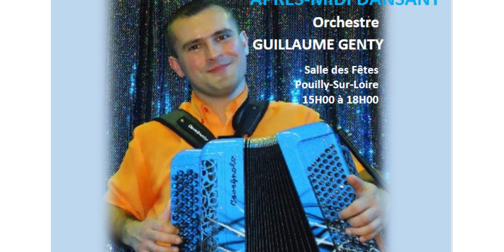 Semaine bleue : après-midi dansant avec Guillaume Gentil, mercredi 5 octobre de 15h à 18h