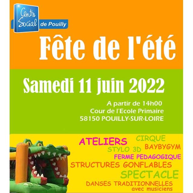 Fête de l&rsquo;été samedi 11 juin 2022
