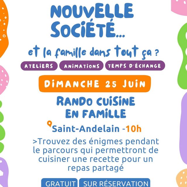 Rando cuisine en famille : dimanche 25 juin