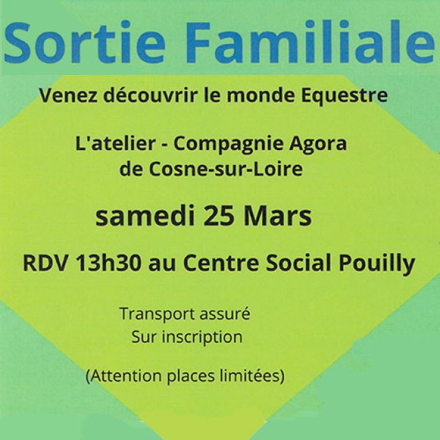 Sortie familiale le 25 mars : venez découvrir le monde équestre