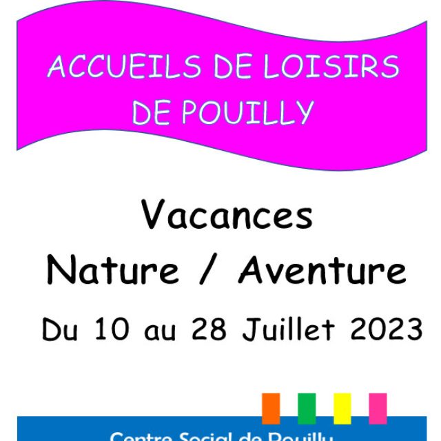 Accueils de loisirs : Nature – Aventure du 10 au 28 juillet