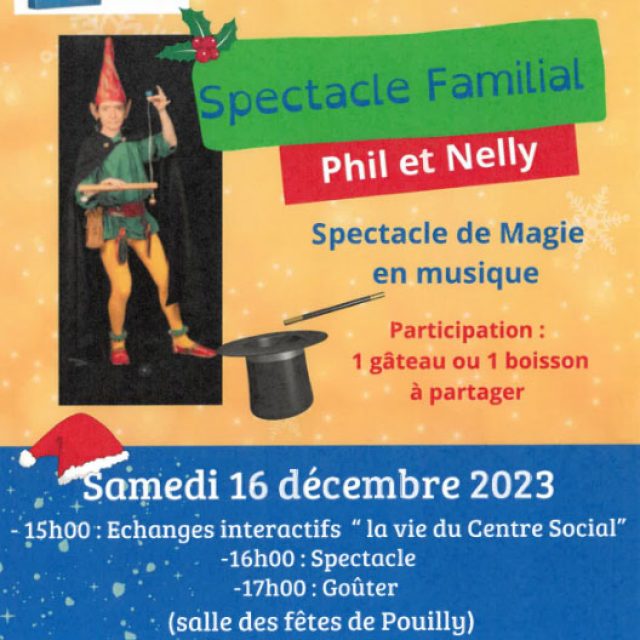 Spectacle de Magie en musique : Phil et Nelly le 16 décembre à 16h