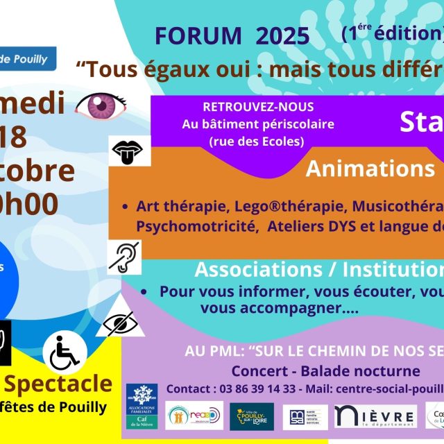 Samedi 18 octobre &#8211; Forum 2025 (1ère édition)