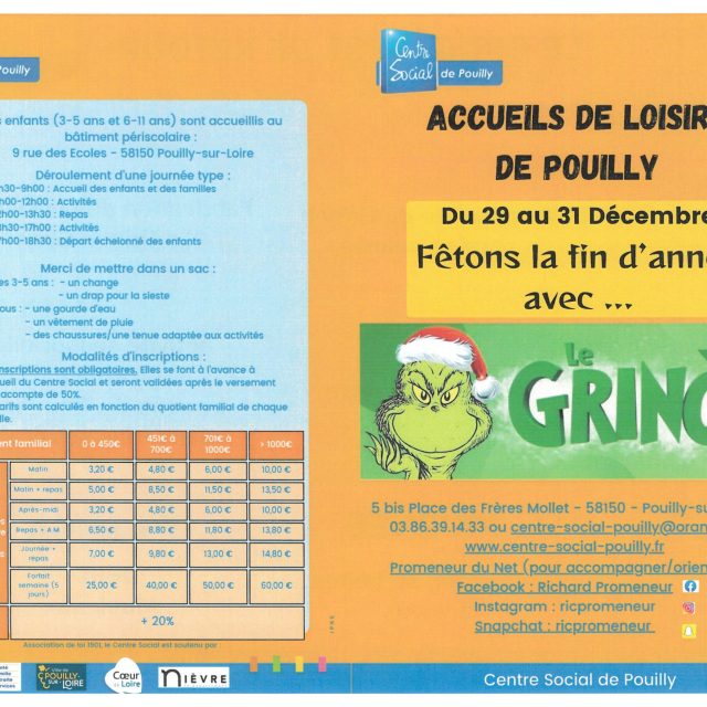 Accueil de Loisirs du 29 au 31 décembre 2025