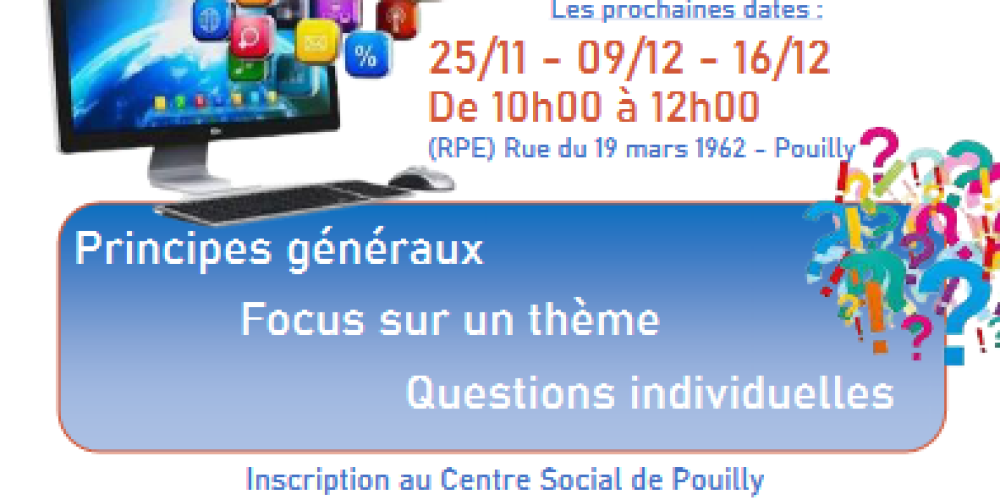 Club d&rsquo;Entraide Informatique Novembre/Décembre 2024