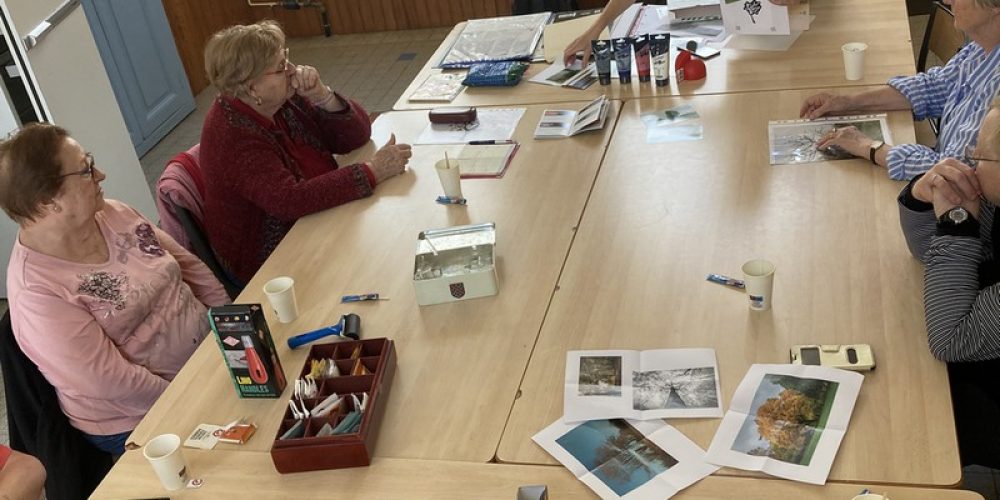 Ateliers linogravure du 14 mai les dessins sont faits !