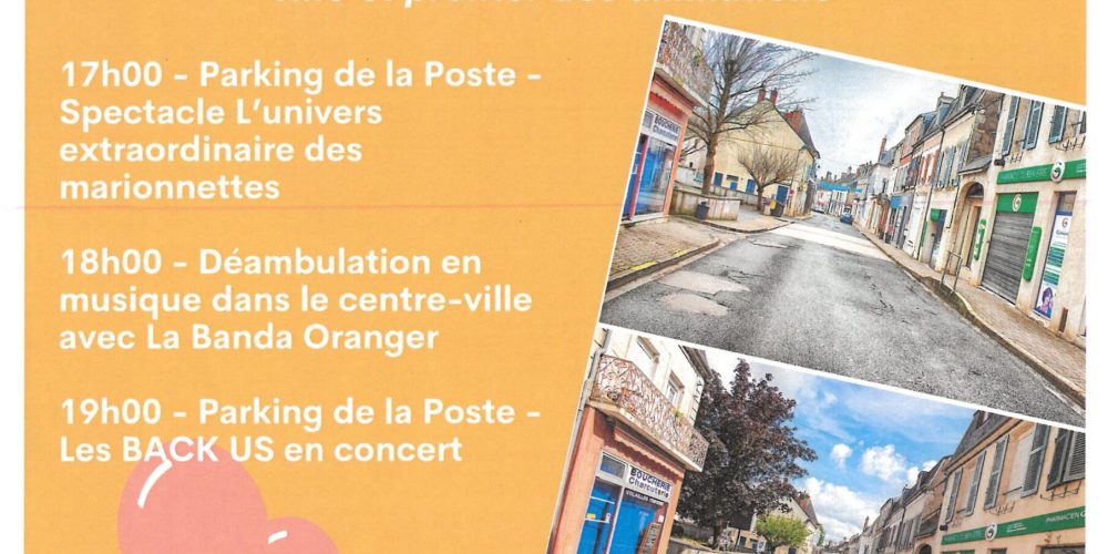 Centre-ville de Pouilly-sur-Loire, inauguration 25 avril 2025