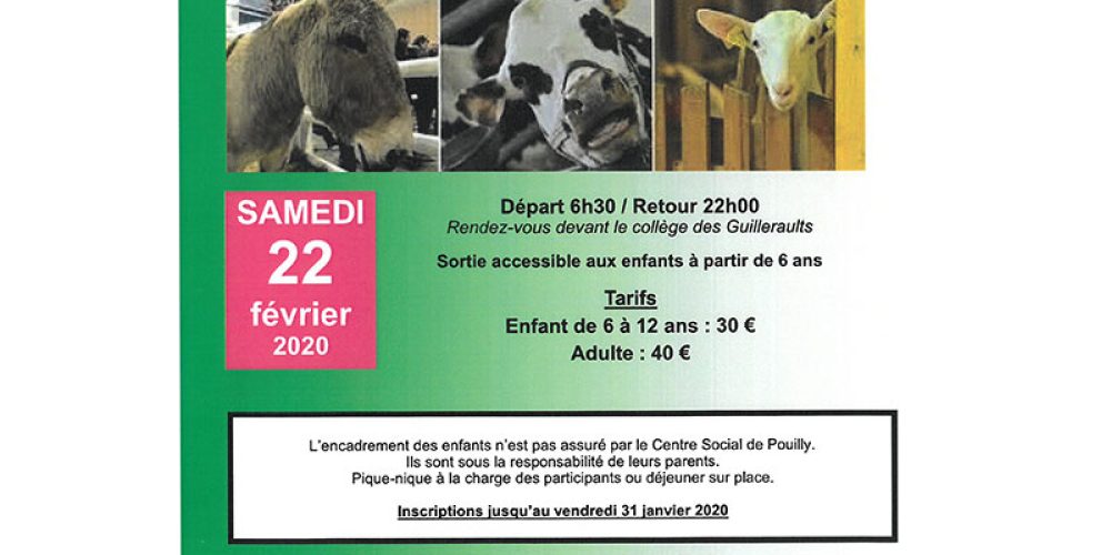 Journée au Salon de l&rsquo;Agriculture de Paris