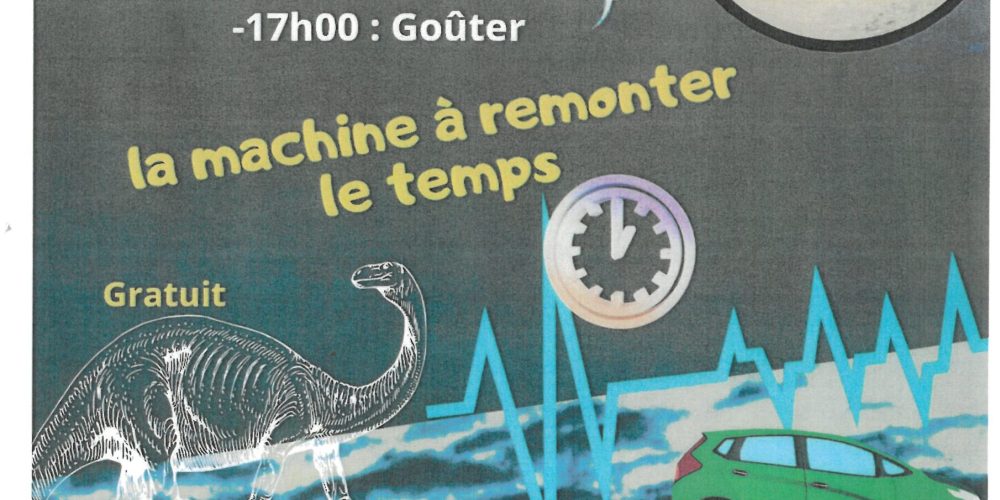 Spectacle familial « La machine à remonter le temps » le 20 décembre 2025