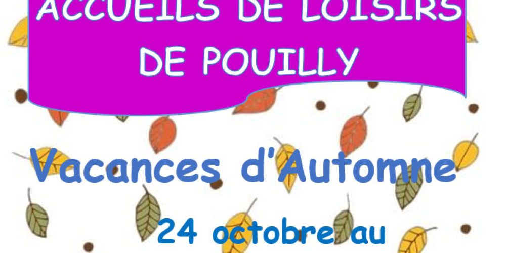 Accueil de loisirs : programme vacances d&rsquo;Automne