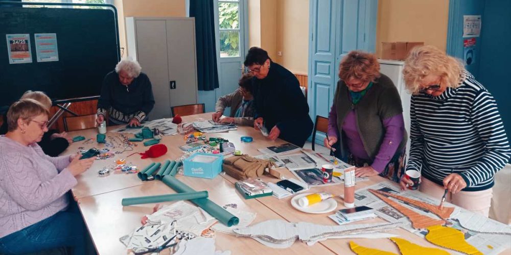 Le Coin des Seniors s&rsquo;active pour la préparation de la Fête de l&rsquo;été