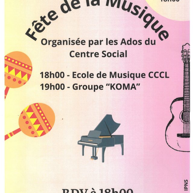 Fête de la Musique le 21 juin 2025