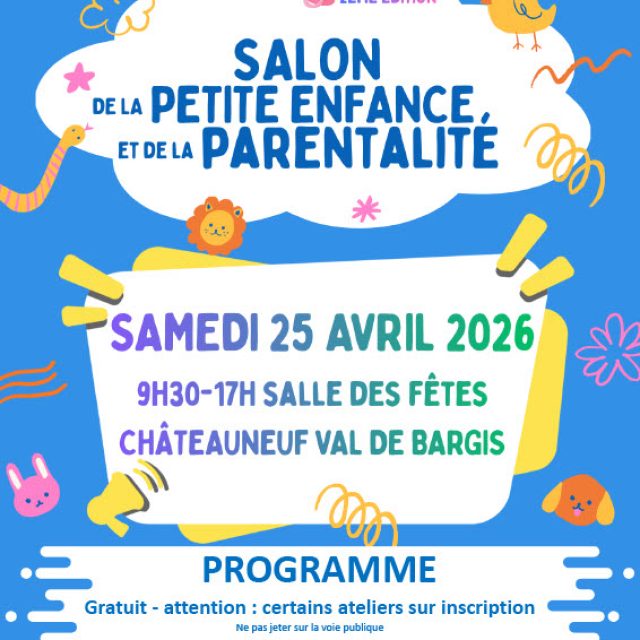Programme du salon de la petite enfance et de la parentalité