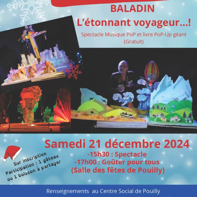 Spectacle familial 21 décembre 2024, Baladin
