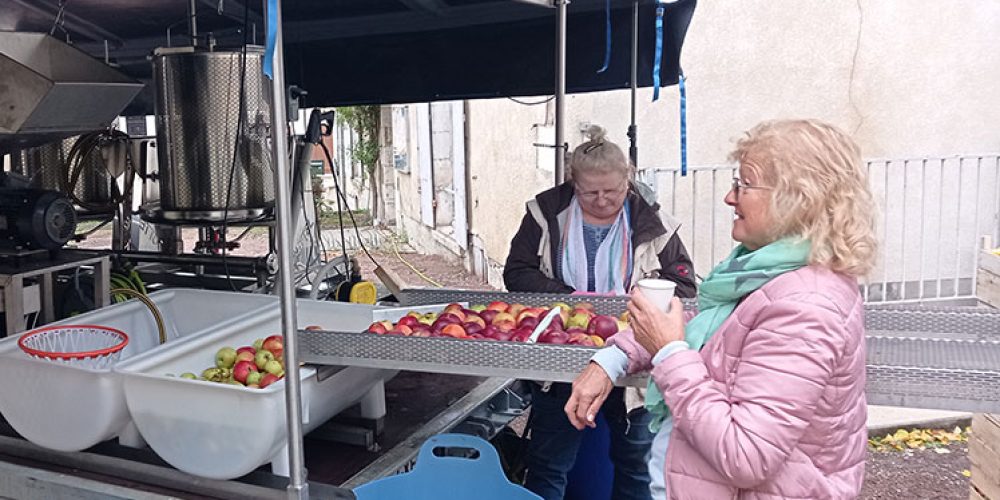 Pressage de pommes : c&rsquo;est parti !!!
