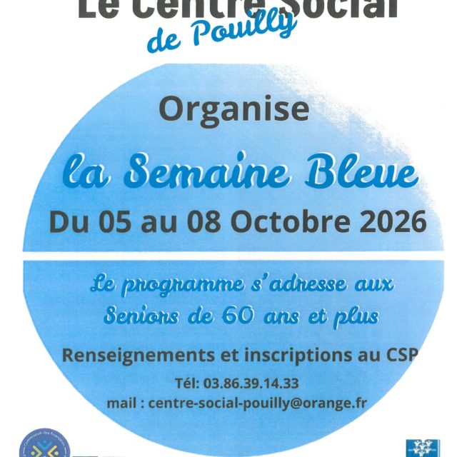 Semaine Bleue du 05 au 08 octobre 2026