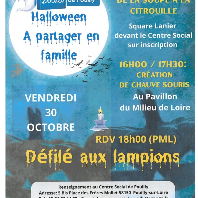Halloween le vendredi 30 octobre 2026